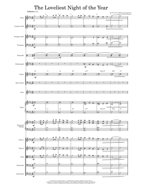 Loveliest Night Of The Year (Arr. Daryl McKenzie) - Vera Lynn (Chamber Orchestra)