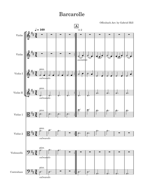 Barcarolle – Jacques Offenbach Barcarolle