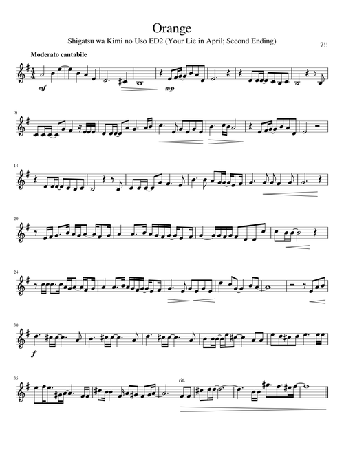 Orange Violin