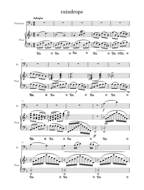 Raindrops - Op no 9