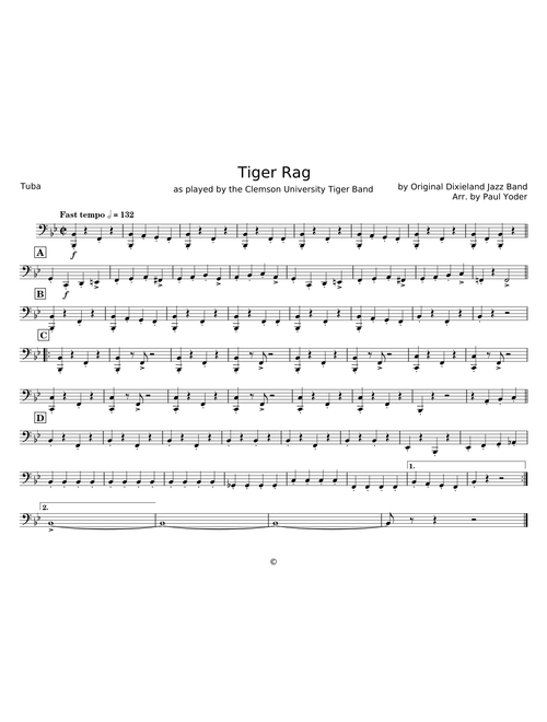 Tiger Rag - The Original Dixieland Jazz Band