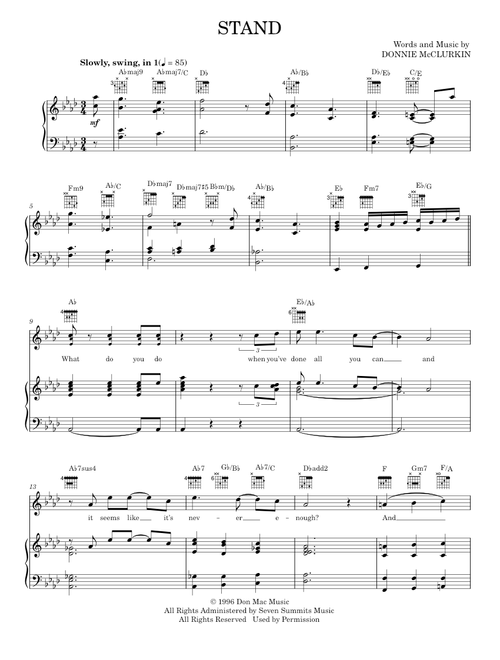 Donnie McClurkin ゴスペル楽譜 Donnie McClurkin ゴスペル楽譜 Donnie McClurkin: Holy sheet