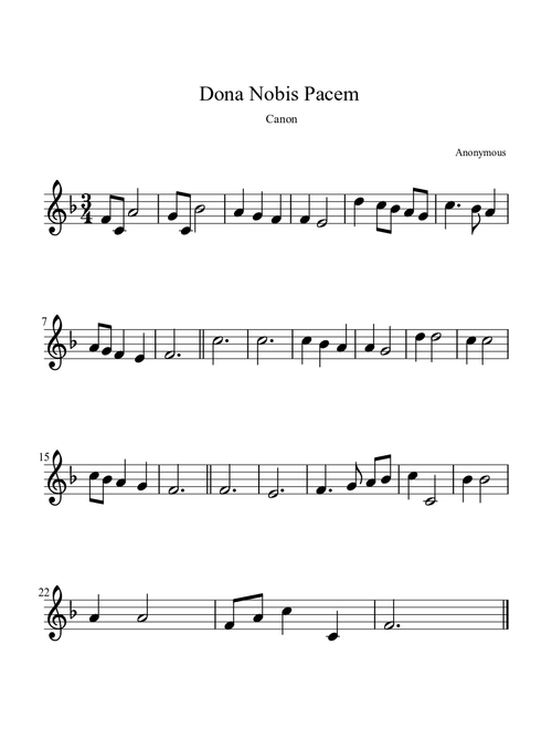 Dona Nobis Pacem