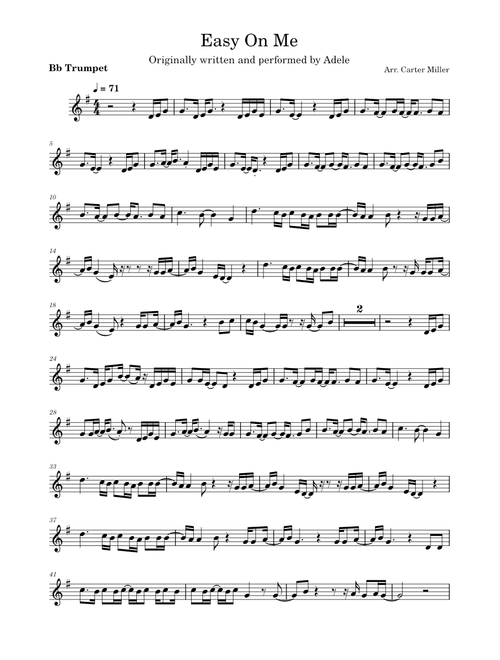 Easy On Me - Adele
