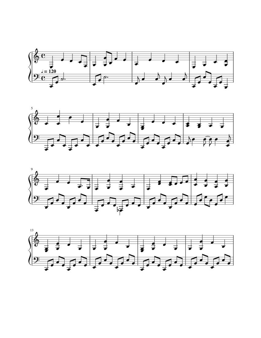 Tenesse, Pearl Harbor (Hans Zimmer) Sheet music for Piano (Solo