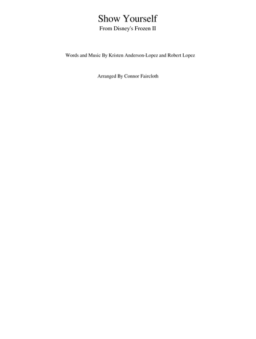 Show Yourself - Kristen Anderson-Lopez and Robert Lopez