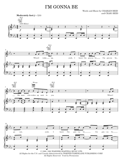 I'm Gonna Be (500 Miles) - Proclaimers, Steven Curtis Chapman (Piano-Vocal-Guitar)