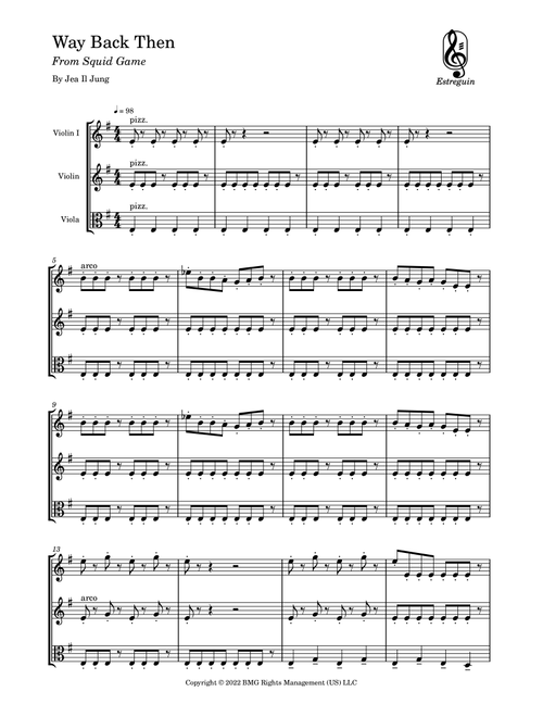 Way Back Then (Arr. Estreguin) - Jaeil Jung (String Ensemble)