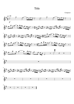 Mask off – Future mask off Sheet Music for Trombone, Flute piccolo ...