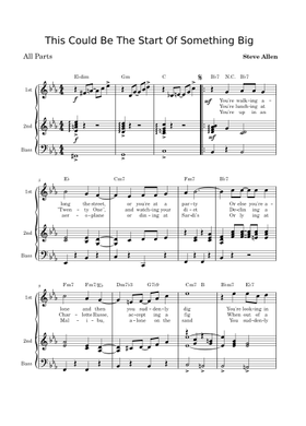 Free Steve Allen sheet music | Download PDF or print on MuseScore.com