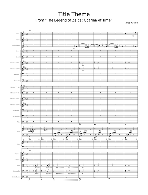 Title Theme (From "The Legend of Zelda: Ocarina of Time")