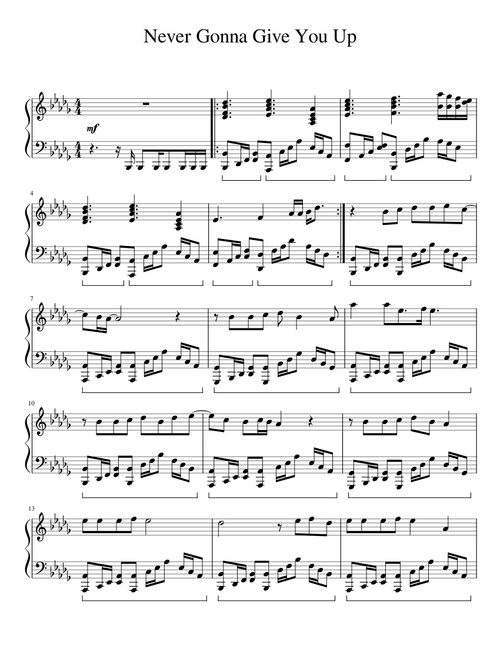 Never Gonna Give You Up – Rick Astley