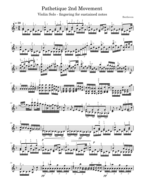 Adagio from the Pathetique Piano Sonata, Op. 13 2nd Movement – Ludwig van Beethoven