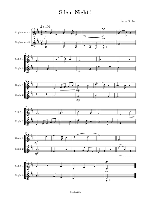 Silent Night – Misc Traditional