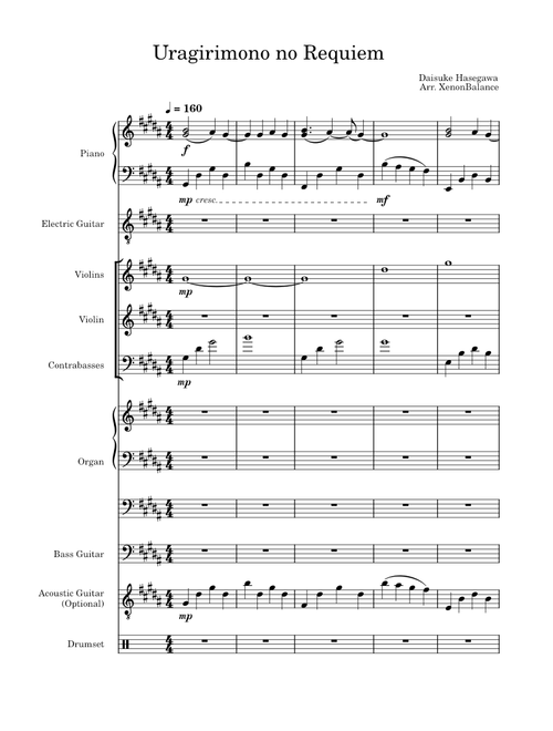 Uragirimono no Requiem – Daisuke Hasegawa (ACCURATE VER.)
