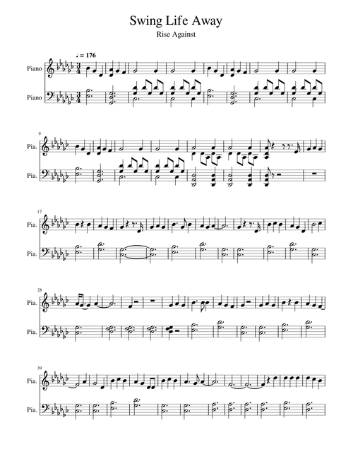 Swing Life Away - Rise Against