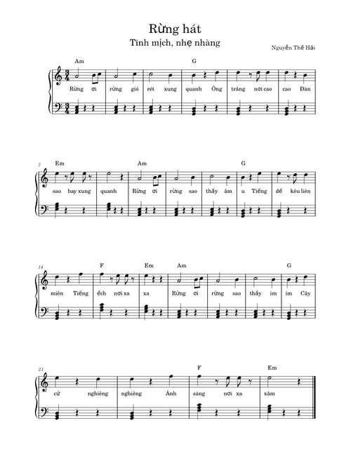 12-Rừng hát
