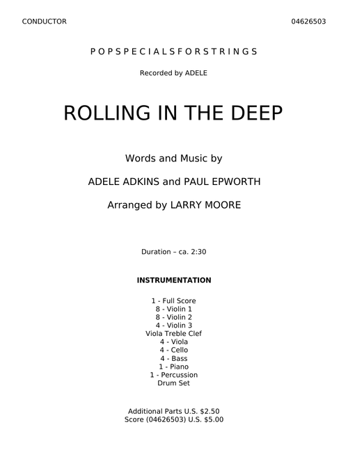 Rolling In The Deep - Adele