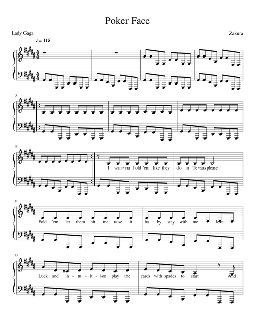 Lady Gaga - Poker Face