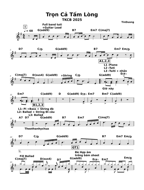 Trọn Cả Tấm Lòng – trugtinduong
