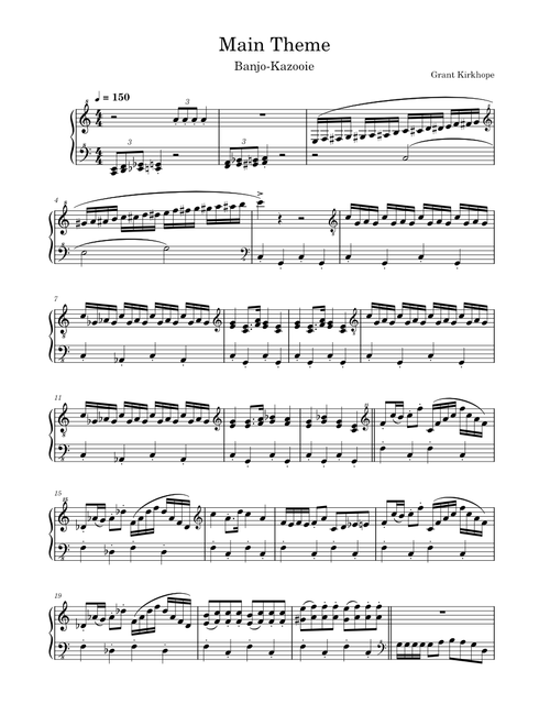 Main Theme – Banjo-Kazooie