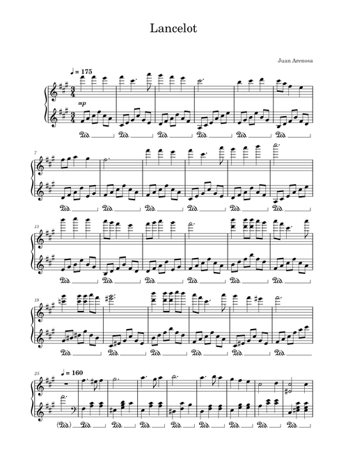 Lancelot – Juan Arenosa