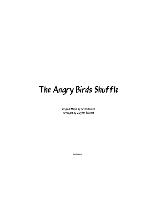 Angry Birds Theme – Ari Pulkkinen The Angry Birds Shuffle