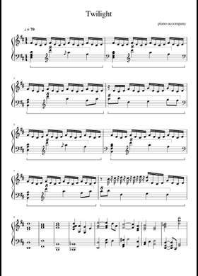 Twilight - ATEEZ Sheet Music for Piano (Solo) | MuseScore.com