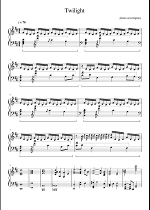 TWILIGHT—THE SCORE (PIANO SOLO) Twilight - The Score: Easy Piano Solo: Burwell, Carter