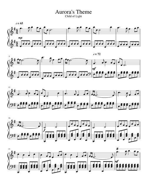 Aurora's Theme (Child of Light)