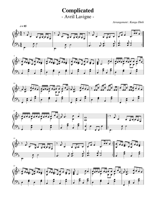 Complicated - Avril Lavigne