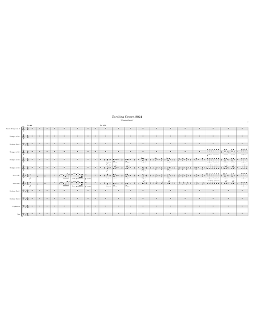 Carolina Crown 2024 "Promethean" WIP