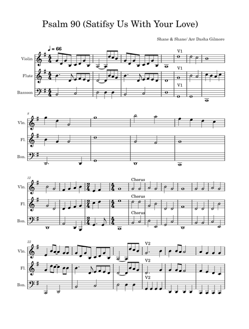 Psalm 90 (Satisfy Us with Your Love) – Shane & Shane