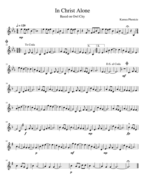 In Christ Alone - based on OWL City - Kamea Phenicie