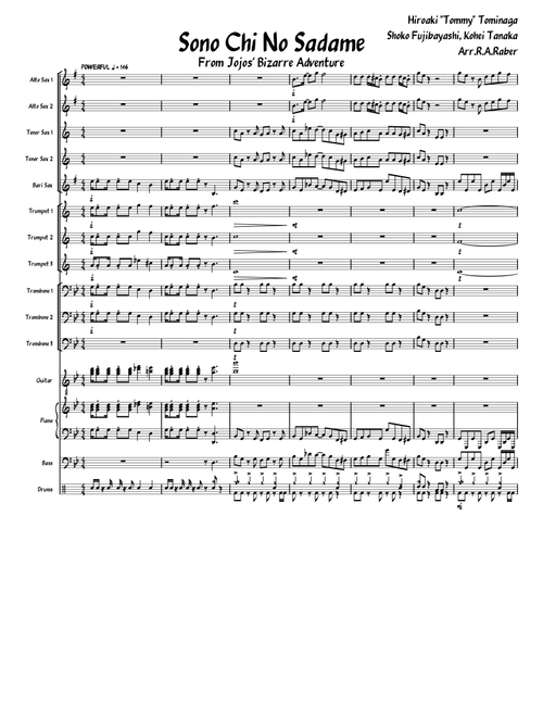 Sono Chino Sadame (Arr. R.A.Raber) - Hiroaki Tominaga, Shoko Fujibayashi, Kohei Tanaka (Jazz Ensemble)