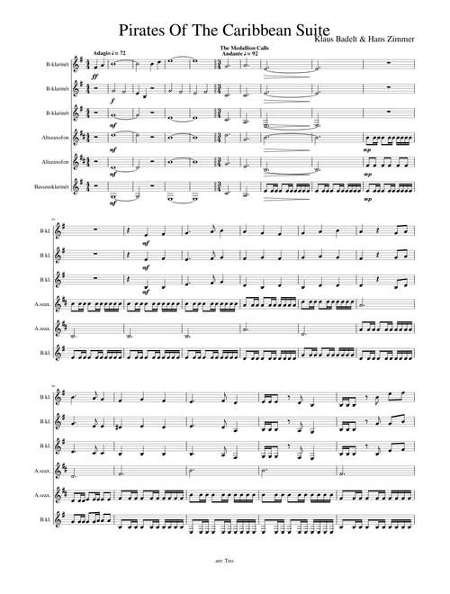 Pirates Of The Caribbean Suite