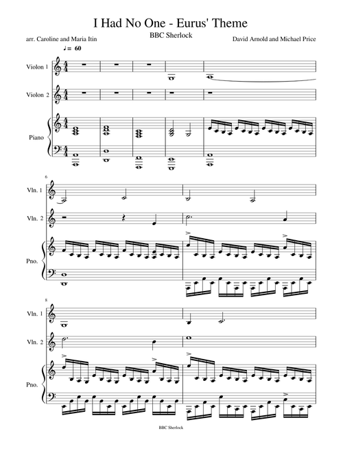 I had no one (Eurus' Theme)