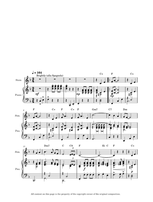 I feel pretty - Leonard Bernstein