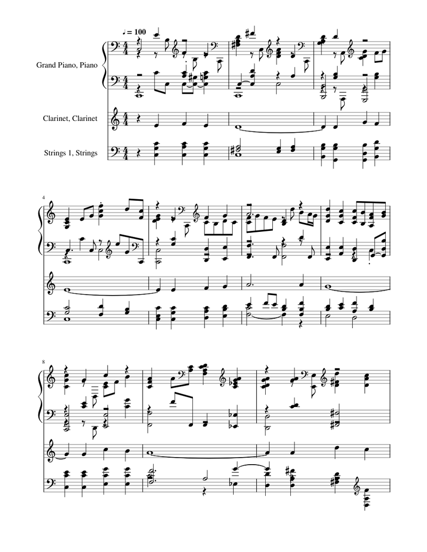 I love the Lord, he heard my cry (Smallwood) Sheet Music for Piano ...