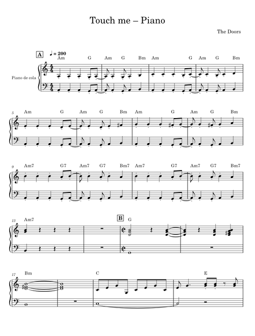 Touch me - The Doors