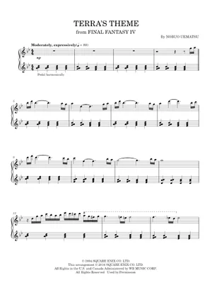 Final Fantasy VI Piano Collections Sheet Music with Chords for Final Fantasy VI Piano Collections Sheet Music with Chords for