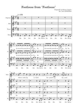 Footloose Sheet Music for Trombone, Euphonium, Tuba, Flute & more