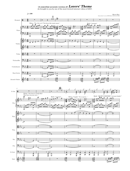 Lover's Theme (…recreating the most cursed piece on the internet.)