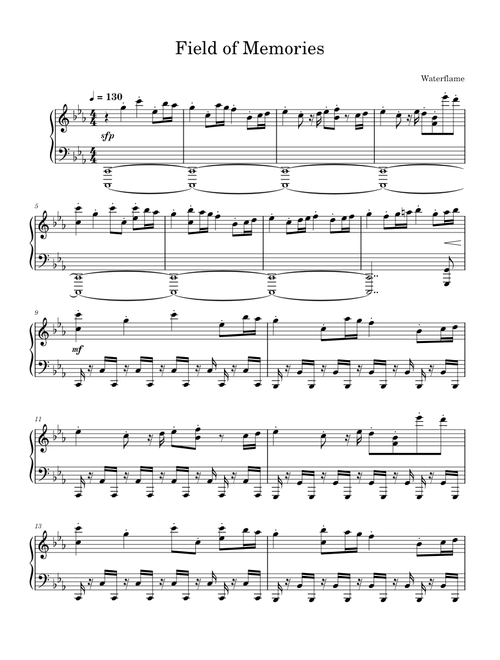 Field of Memories – Waterflame