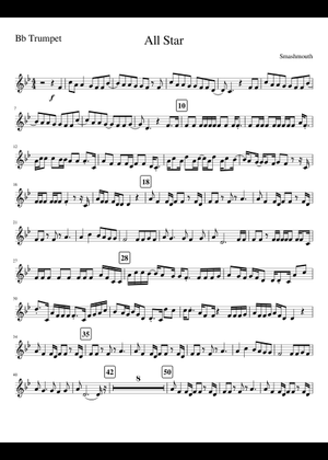 All Star - Flute Sheet Music for Flute (Solo) | MuseScore.com