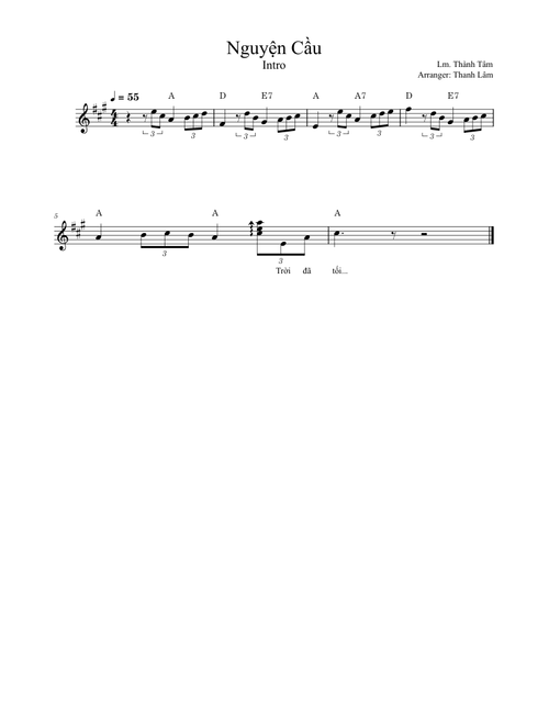 Nguyện Cầu Intro