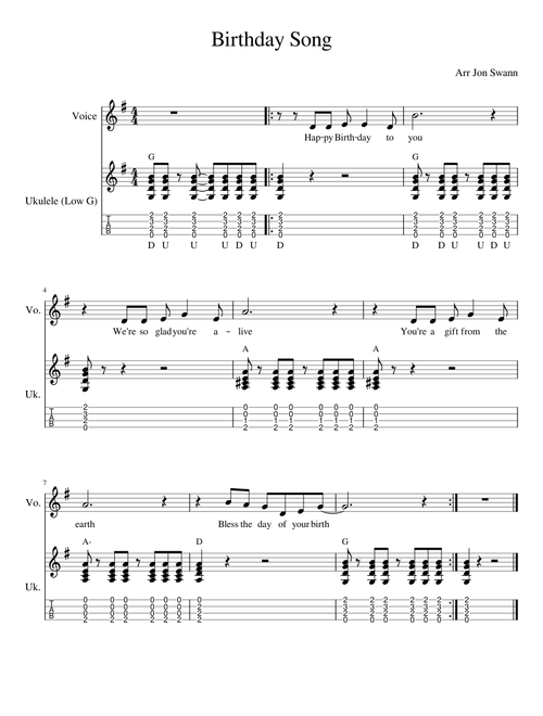 Birthday Song