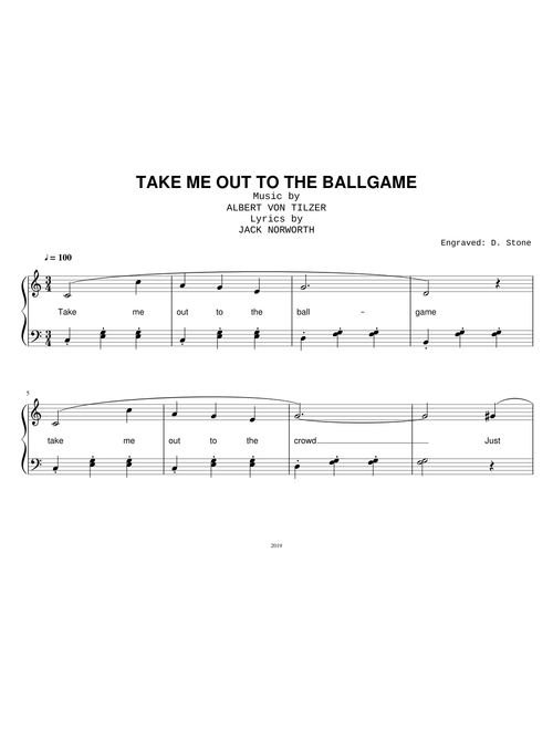 Take Me Out to the Ballgame