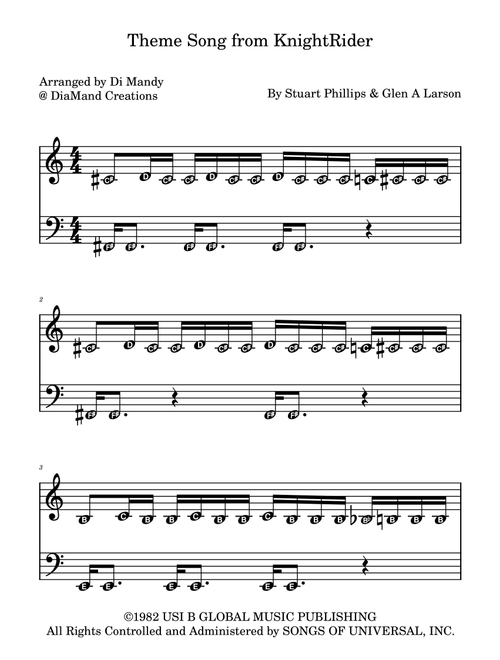 Theme from Knight Rider (Arr. Dianne Mandy) - Stuart Phillips & Glen A Larso (Instrumental Solo)