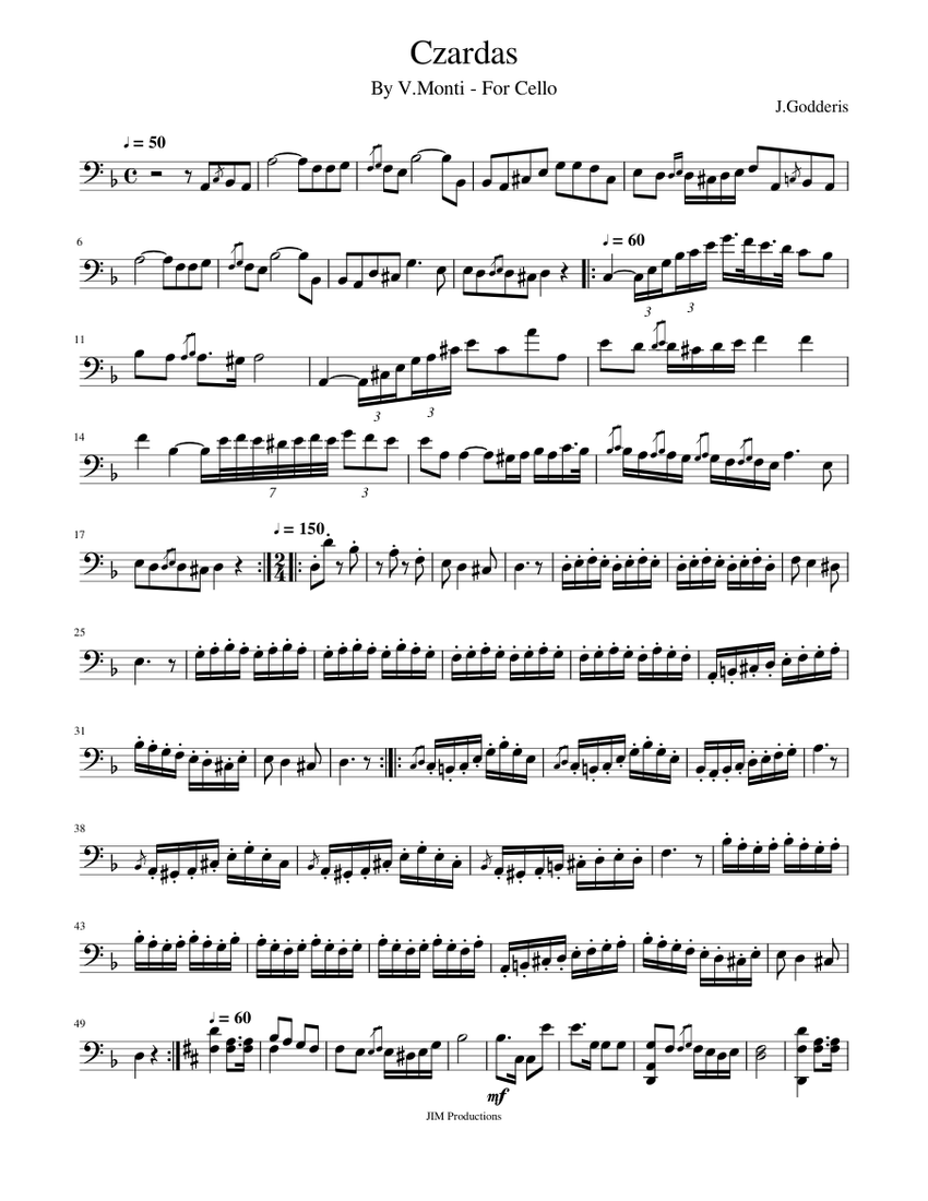 Czardas cello best sale